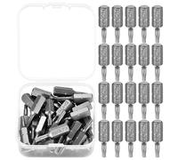 for Torx Bit, 30 Pcs T10 Torx Screwdriver Star Bit Set, Length 25mm Precision Security Bits, (6.3 mm) 1/4" Hex Drive Hex Shank Bits Set for Electronic Repair Tools