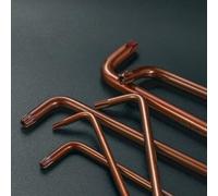 for Torx Hex Key Set, 9-Piece Double-Ended L-Key Wrench Tool with, for T15, for T20, for T25, T27, for T30, T40, T45, T50 Sizes, Forged Chrome Vanadium Steel, Com(T50)