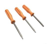 for torx Screwdriver Set for t6 for t8 for t10 100mm Chrome Vanadium | Fits security screws, game console repair, small toy assembly, for durable metal build, 3-piece set