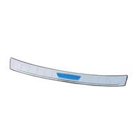 For Touran 2016-2021 Rear Outer Bumper Protector Trim Door Sill Scuff Cover Plate(Silver)