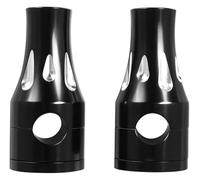 For Touring For Dyna For Spo&rtster Universal 1" 7/8'' Cafe Racer Handlebar Riser Clamp Mount Motorcycle Handle Bar Risers Motorcycle Handlebar Riser(Black 22MM)