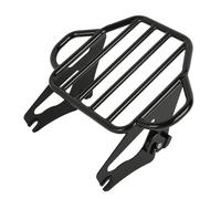 For Touring For Street For Glide For Road For 2009-2024 Motorcycle Detachable Two Up Mounting Luggage Rack Cargo Holder Storage Rack(Gloss black)