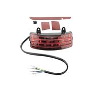 For Touring For Street Glide For Road For FLHX For FLTRX 96-13 Motorcycle Rear Mudguard Light LED Tri-Bar Tail Brake Lamp Tail Light