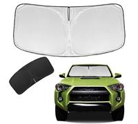 for Toyota 4Runner 2010-2023 2024 Sun Shade Sunshade Windshield Cover - 4 Layers Front Window Shade for 4-Runner Custom Fit Sun Visor - 240T Retractable Shade Blocks UV Rays Car Accessories
