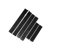 For Toyota 6PCS 2m/2.2m Side Skirts Extension Rocker Panels Lip Splitters Bumper Universal Car Styling Side Skirt Panel Splitter Lip(2.2m Bright Black)
