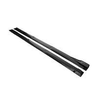 For Toyota 6PCS 2m/2.2m Side Skirts Extension Rocker Panels Lip Splitters Bumper Universal Car Styling Side Skirt Panel Splitter Lip(2m Bright Black)