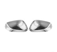 For Toyota bZ4X 2023 2024 Side Rear View Mirror Cover Trim, Pair of ABS Plastic Protective Covers for Vehicle Mirror Enhancement (silver)