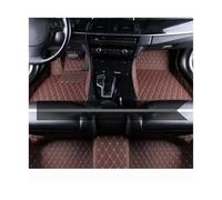 For Toyota C-HR CHR 2016 2017 2018 2019 2020 Leather Car Floor Mats Carpets Rugs Pads Interior Waterproof Floor Mats(Dark Brown,LHD)