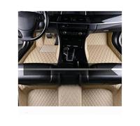 For Toyota C-HR CHR 2016 2017 2018 2019 2020 Leather Car Floor Mats Carpets Rugs Pads Interior Waterproof Floor Mats(Beige,LHD)