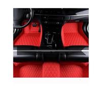 For Toyota C-HR CHR 2016 2017 2018 2019 2020 Leather Car Floor Mats Carpets Rugs Pads Interior Waterproof Floor Mats(Red,LHD)