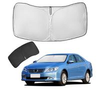 for Toyota Camry Sun Shade Sunshade Windshield Cover - 4 Layers Front Window Shade for Camry 2012-2017 Custom Fit Sun Visor - 240T Retractable Shade Blocks UV Rays Car Accessories
