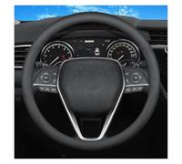For Toyota Cars Four Seasons All-Weather Non-Slip Steering Wheel Cover Universal Anti-Slip Lever Handle Cover Car Steering Wheel Protector Cover(All Black line B)