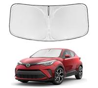 for Toyota CHR 2018-2024 Windshield Sun Shade - 4 Layers Car Sunshades for Front Windows Shade Cover Custom Fit CHR Sun Visor 240T Retractable Shade Blocks UV Rays Car Accessories