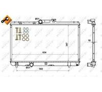 FOR TOYOTA COROLLA E10 E11 E9 1.6 92 to 00 Manual Radiator 1640002100