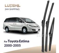 For Toyota Estima 2000-2005 2001 2002 2003 2004 Wiper Front & Rear Wiper Blades Windshield Windscreen Window Brushes 26" 18" 16"