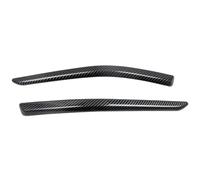 For Toyota For 4Runner 2014 2015 2016 2017 2018 2019 Exterior ABS Car Front Bumper Corner Protector Cover Trim 2PCS(Carbon Fiber Look)
