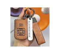 For Toyota For Alphard For Vellfire For Previa For Estima For Isis For Noah For Voxy 4/5 Buttons Car Key Case Protector Cover Key Cover(Brown A)