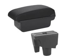 For Toyota For Aqua For Prius C Car Armrest Storage Box Dedicated Retrofit Parts Interior Accessories MNGNCBXWK(C2 Black line NO USB)