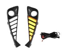 For Toyota For C-HR For CHR 2020 2021 2022 Turn Signal Light Car Daytime Running Light DRL Start-up Animation Yellow White Fog Lamp 12V Car Work Lamp Fog Lights(DRL Only)