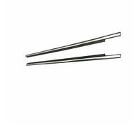 for Toyota for Camry XV40 2006-2011 Car Door Window Glass Sealed Strip Chrome Weatherstrip Waterproof Strip WEFOLEN(Rear 2pcs)
