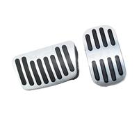 For Toyota For CHR C HR C-HR AX50 AX10 2017 2018 2019 2020 2021 2022, AT Car Foot Pedals Gas Brake Stainless Steel Pedal Cover 2 PCS Car Pedal Covers(Silver)
