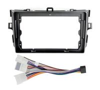 For Toyota For Corolla 2006-2013 Car Radio Center Console Matching Frame Harness Fascia Trim Adapter Panel Cable POMPOMPUR