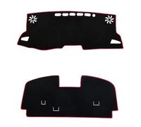 For Toyota For Corolla 2019-2022 E210 12th Car Dashboard Cover Avoid Light Mats Sun Shade Carpets Anti-UV Case Dashboard Mat Protector(Front rear red set)