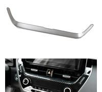 For Toyota For Corolla 2019 2024 Carbon Fiber Dashboard Vent Cover and Easy to Apply (Silver)