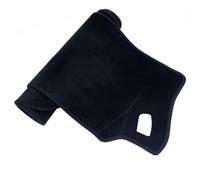 For Toyota For Corolla E110 For Sprinter For Carib 1998-2002 Car Liner Anti-Slip Mat Dashboard Cover Pad Dashmat Dash Sun Shade(Flannel All Black,Right)