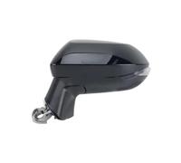For Toyota For Corolla E21 E210 2019-2024 6 Wires Rearview Mirror Assembly Black With Turn Signal Heated Side Car Accessories Complete Wing Mirrors(Left black)