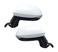 For Toyota For Corolla E21 E210 MK12 2019-2024 White 9 Pins Rearview Mirror Assembly Blind Spot Car Accessories Side Door Wing Mirror(White L+R)