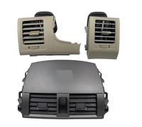 For Toyota For COROLLA For Altis E15 2007-2013 Car A/C Air Conditioning | Car Air Vent Outlet Front Left Right/Middle Air Vent Outlet Panel Grille Cover(A set 3pcs-A)