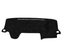 For Toyota For Hiace For Commuter 2019 2020 2 Layers Car Dashboard Cover Dash Mat Carpet Cape LHD RHD Car Dashboard Sun Pad(Black LHD)