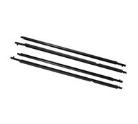 for Toyota for Highlander 2008-2010 4Pcs Window Weatherstrip Outer Glass Sealing Strip Trim Waterproof Protection Rubber Strips WEFOLEN
