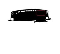 For Toyota For Highlander Kluger XU70 2020-2022 Auto Dash Mat Carpet Cape Sun Shade Dashmat Pad Car Inner Dashboard Cover Dash Cover Dashboard(Black RHD No HUD)
