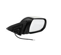 For Toyota For Highlander Non-Heated Mirror Glass Driver Side Door Mirror Replacement Side View Mirror Assembly Full Complete Door Wing Mirror(Right White)