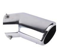 For Toyota For Land For Cruiser 200 LC200 Stainless Steel Tail Exhaust Muffler Tip Pipe Car Styling Accessories MNGNCBXWK(Silver)