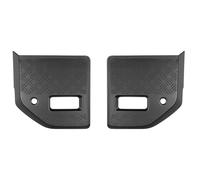 For Toyota For Land For Cruiser 250 For Prado LC250 2024 Car Front Fog Light Scratch Guard Protection Cover Trim ABS Matte Black 2pcs