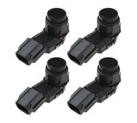 For Toyota For Mark For Alphard HV For Vellfire Car Rear Reversing Radar 3 Pins PDC Parking Sensor Kit 89341-60060 Parking Assist Sensor(4 pcs Black)