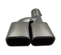 For Toyota For Noah For Voxy 80 Series Exhaust Pipe Muffler Tip Square Outlet Tailpipe Inlet 63mm Tail Throat(Black 1 PCS)