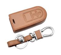For Toyota For Passo For Pixis For Joy For Epoch 2016-2019 Leather Car Key Case Control Fobs Cover(Brown)