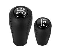 for Toyota for Prado for LC120 for Land for Cruiser 2003-2009 Gear Shift Knob 5 Speed Manual Transmission Transfer Head Change Lever Knob(Black Set)