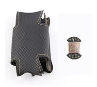 For Toyota For Prius 2009-2015 For Aqua 2014 2015 Car Steering Wheel Cover Braid Made Dedicated Steering-Wheel Cover Auto Accessories Styling(Beige thread)