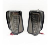 For Toyota For Prius ZVW30 2012 2013 2014 2015 LED Front Bumper Fog Lamp DRL Daytime Running Lights Yellow Turn Signals Light Bumper Fog Light(Smoke cover)