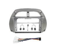 For TOYOTA For RAV4 2001-2006 9 Inch Car Fascia Video Panel Player Audio Dash 2 Din Frame Dashboard Mount POMPOMPUR(Frame Cable)