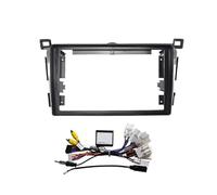 For Toyota For RAV4 2013 2014 2015 2016 2017 2018 9 Inch Car Frame Fascia Adapter Android Radio Dash Fitting Panel DYDGUTUFB(Frame Cable Canbus)
