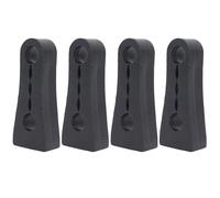 for Toyota, for RAV4 XA20 XA30 XA40 XA50 2001 2002-2022, Door Lock Damper Buffer Deadener Seal Shock-Absorbing Damping Protector Noise Reduction Pad (Size : 4Pcs)