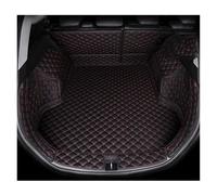 For Toyota For RAV4 XA50 2019 2020 2021 2022 2023 2024 Custom Trunk Mats Leather Durable Cargo Liner Boot Carpets Rear Car Trunk Mat Protector(Black red A)