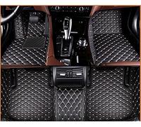 For Toyota For Sequoia（seven Seats ）Custom Car Floor Mats 2010-2017 2012 2013 2014 2015-2017 Auto Foot Pads Anti Slip Mat Floor(Black-Beige)