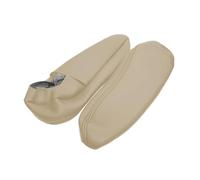 For Toyota For Sienna 2005-2010 2pcs Microfiber Leather Driver Passenger Side Seat Handle Armrest Cover Trim(Beige)
